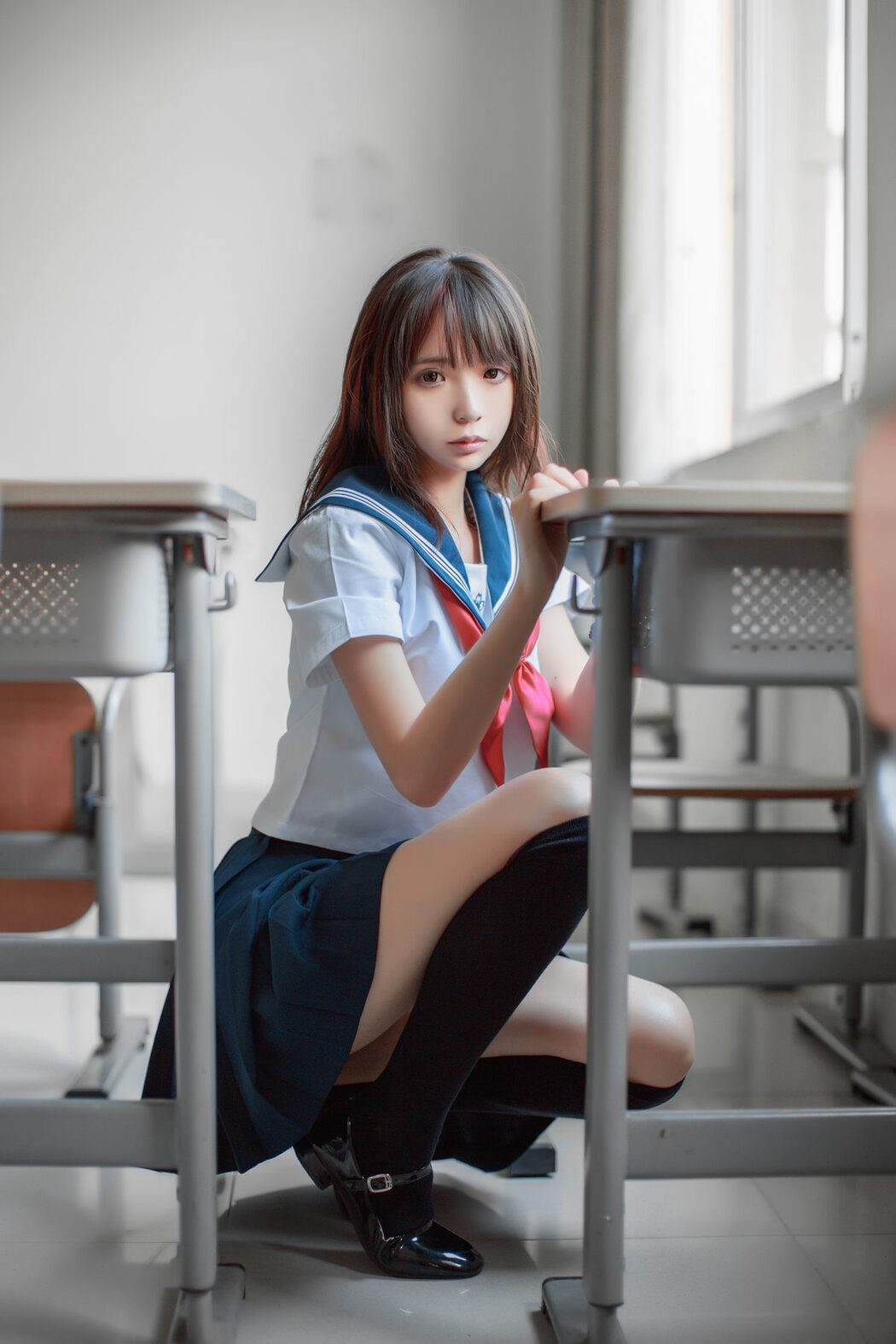 Coser@疯猫ss – 同桌的水手服