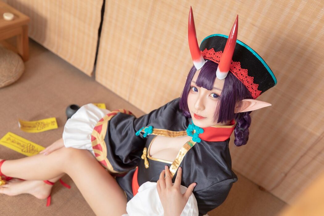 Coser@神楽坂真冬 Vol.061 绝对企画-酒吞cos 果実の酒気 A