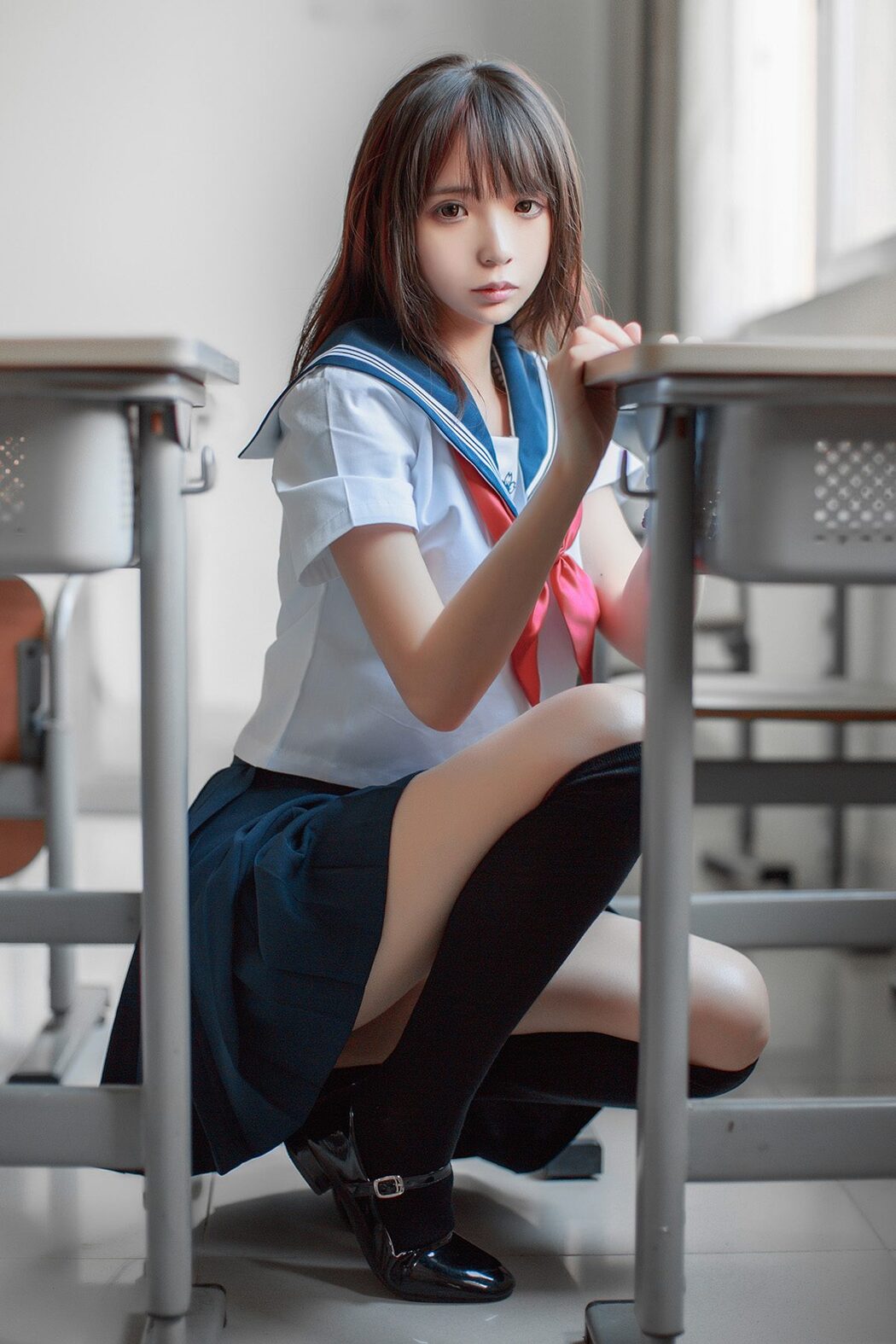 Coser@疯猫ss – 同桌的水手服 Cover Photo