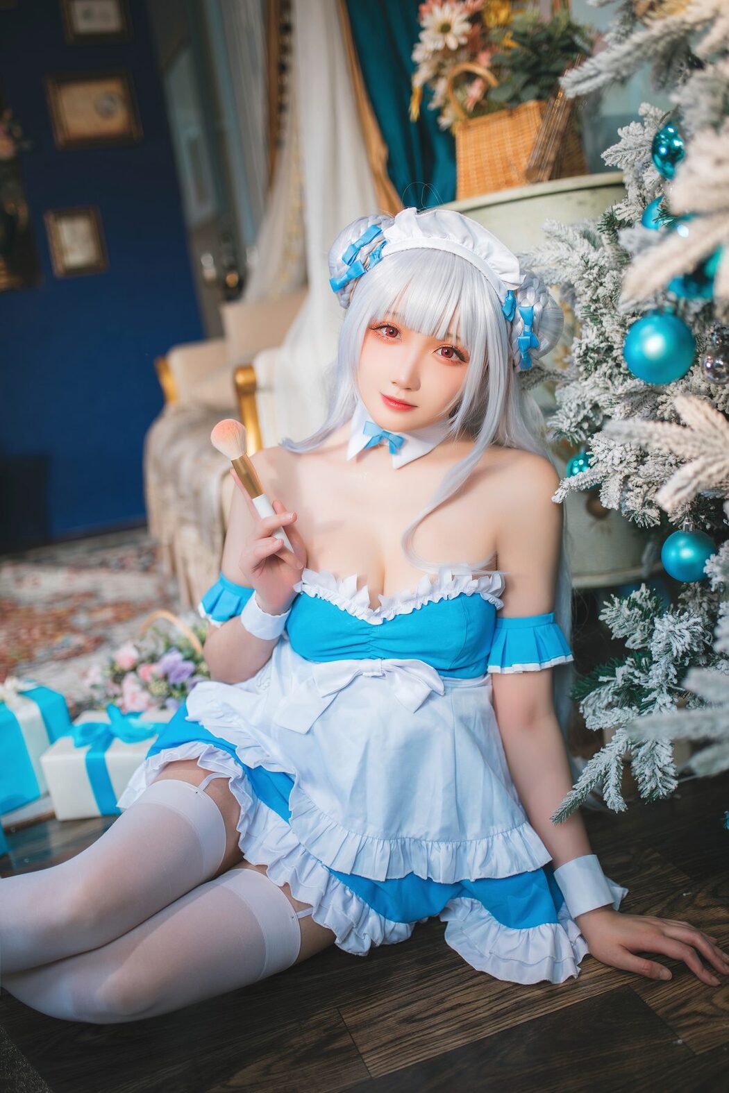 Coser@瓜希酱 – 碧蓝航线 小天鹅女仆