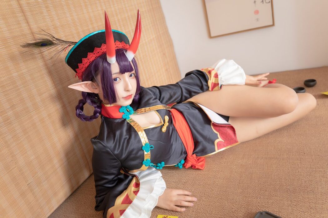 Coser@神楽坂真冬 Vol.061 绝对企画-酒吞cos 果実の酒気 A