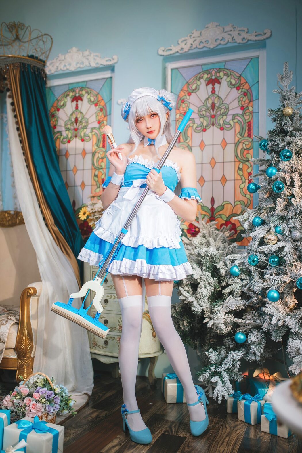 Coser@瓜希酱 – 碧蓝航线 小天鹅女仆