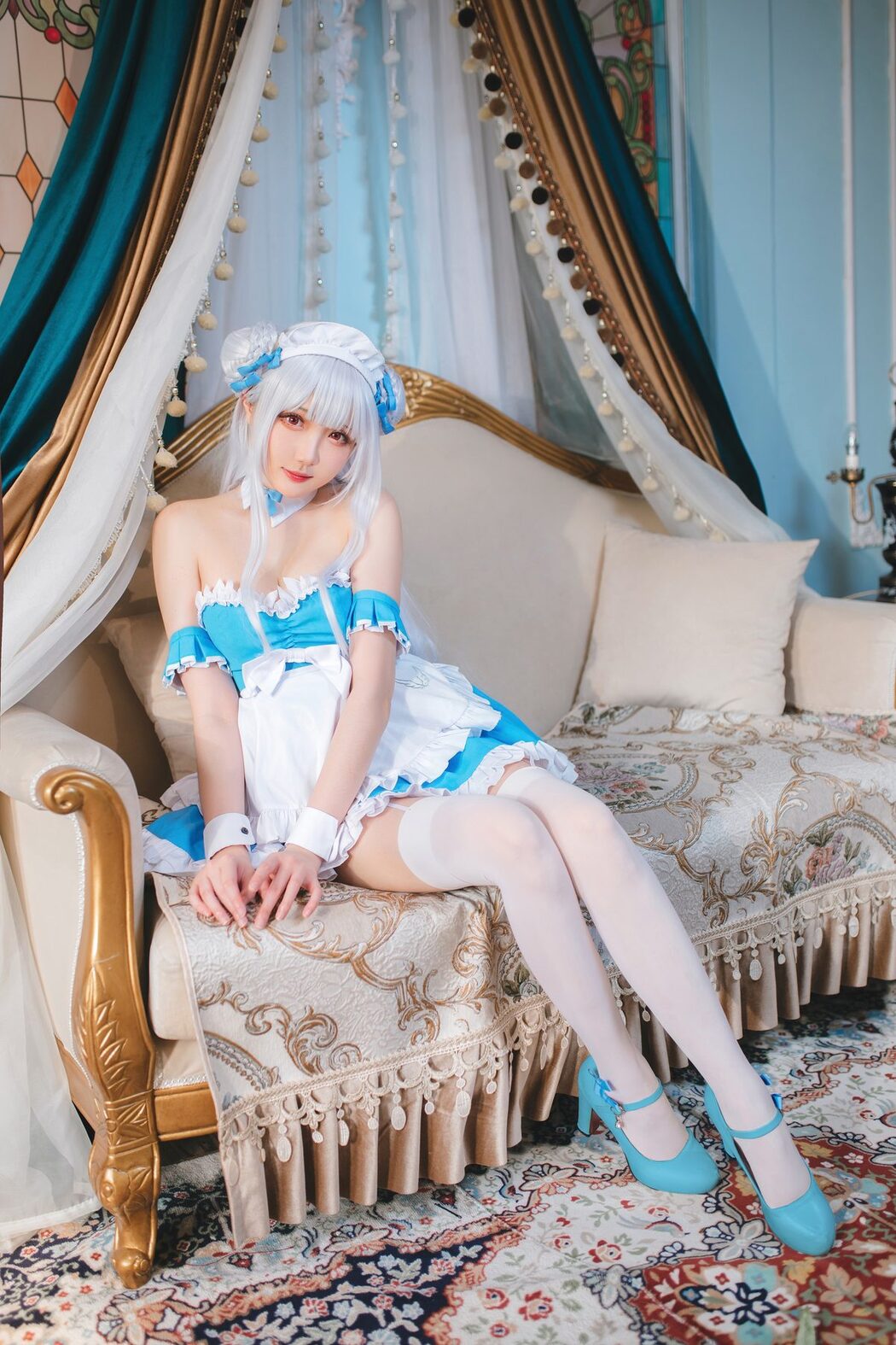 Coser@瓜希酱 – 碧蓝航线 小天鹅女仆