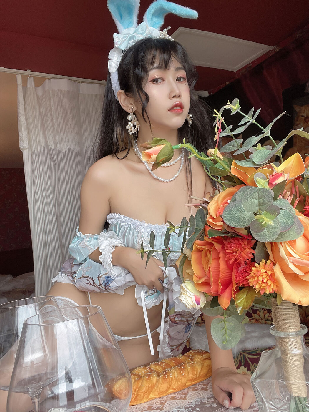 [Welfare COS] Weibo Popular Coser Do Not Stay Cat - Rabbit Girlfriend