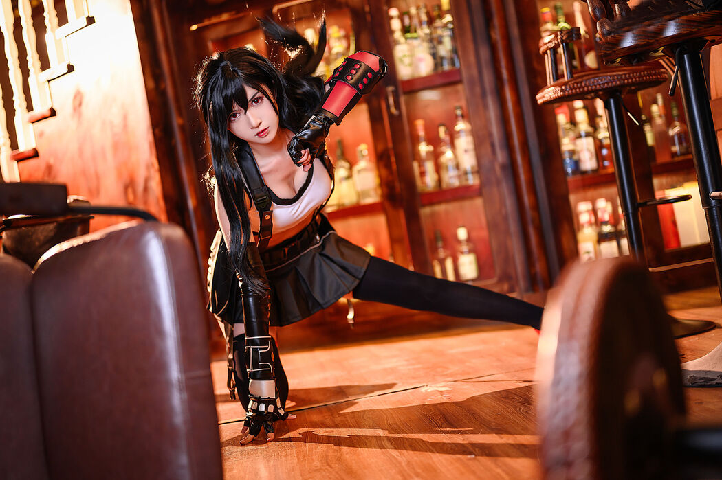 [COS Welfare] Super Popular Coser Eel Feier - Tifa Battle Suit