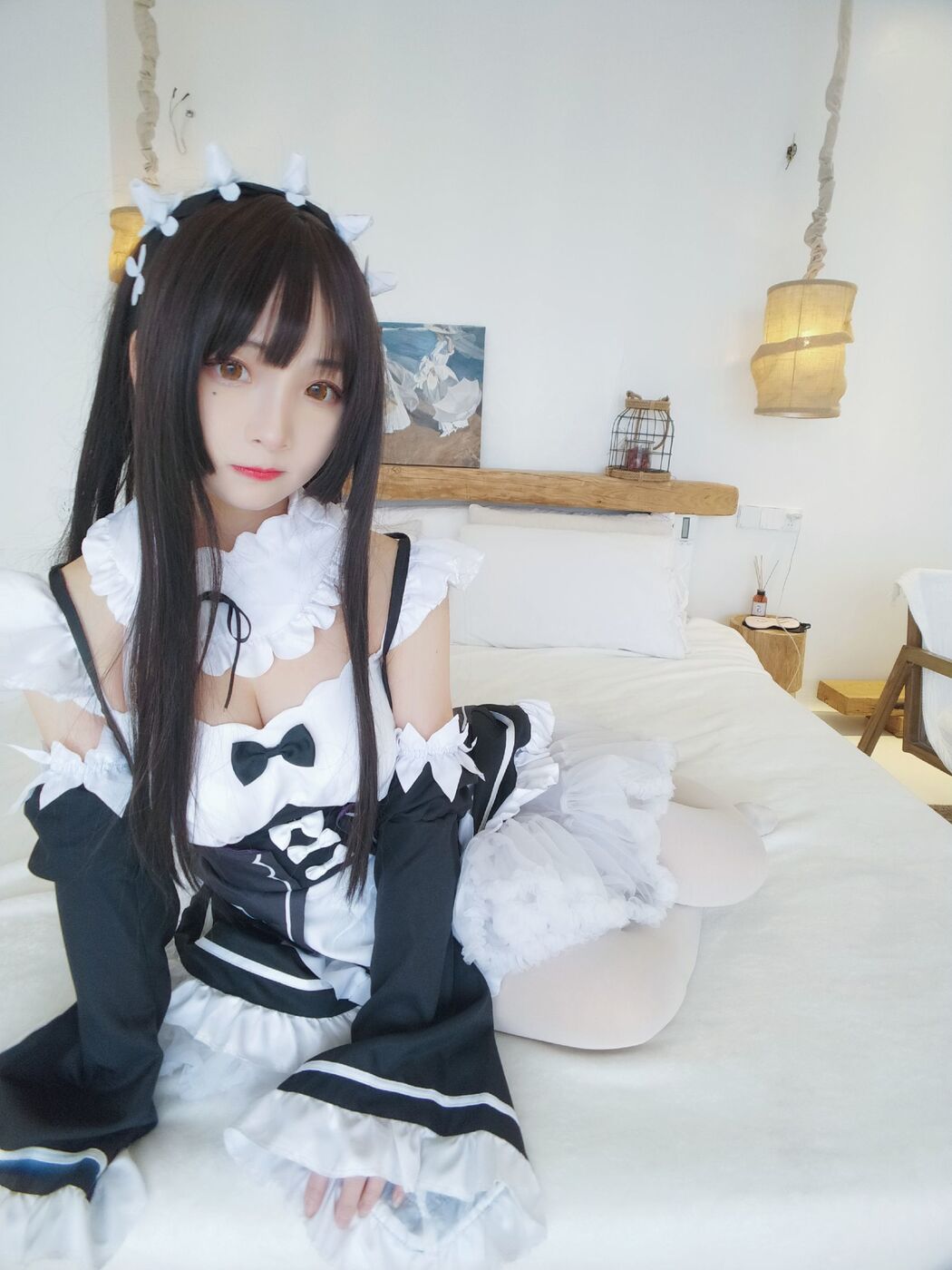 [网红Coser] Furukawa kagura "Black and White Maid"