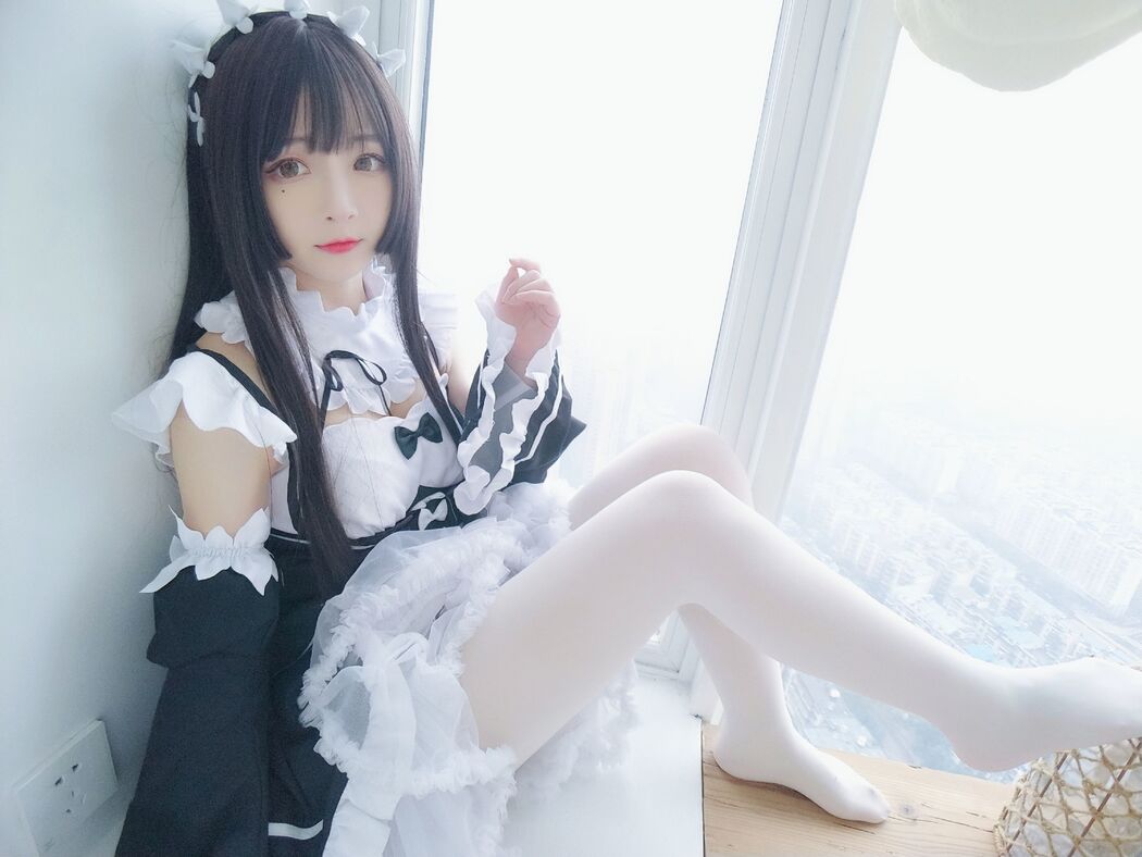 [网红Coser] Furukawa kagura "Black and White Maid"