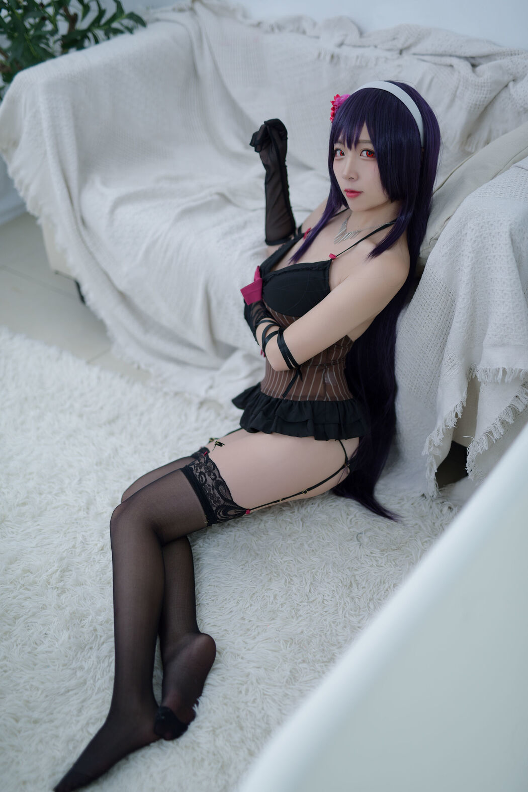 [COS Welfare] Popular Coser Nizuo Nisa - Passerby Sister Pajamas