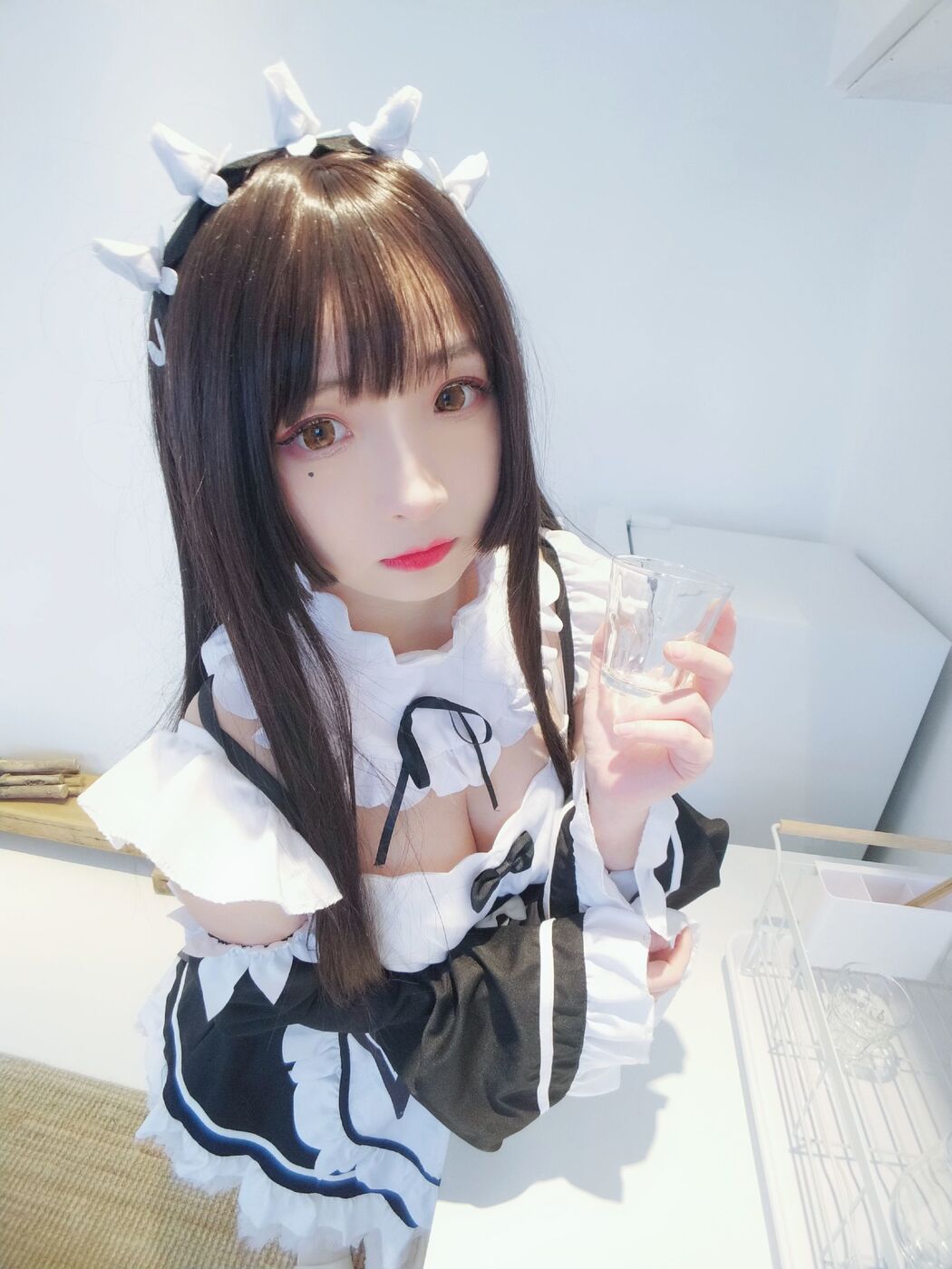 [网红Coser] Furukawa kagura "Black and White Maid"