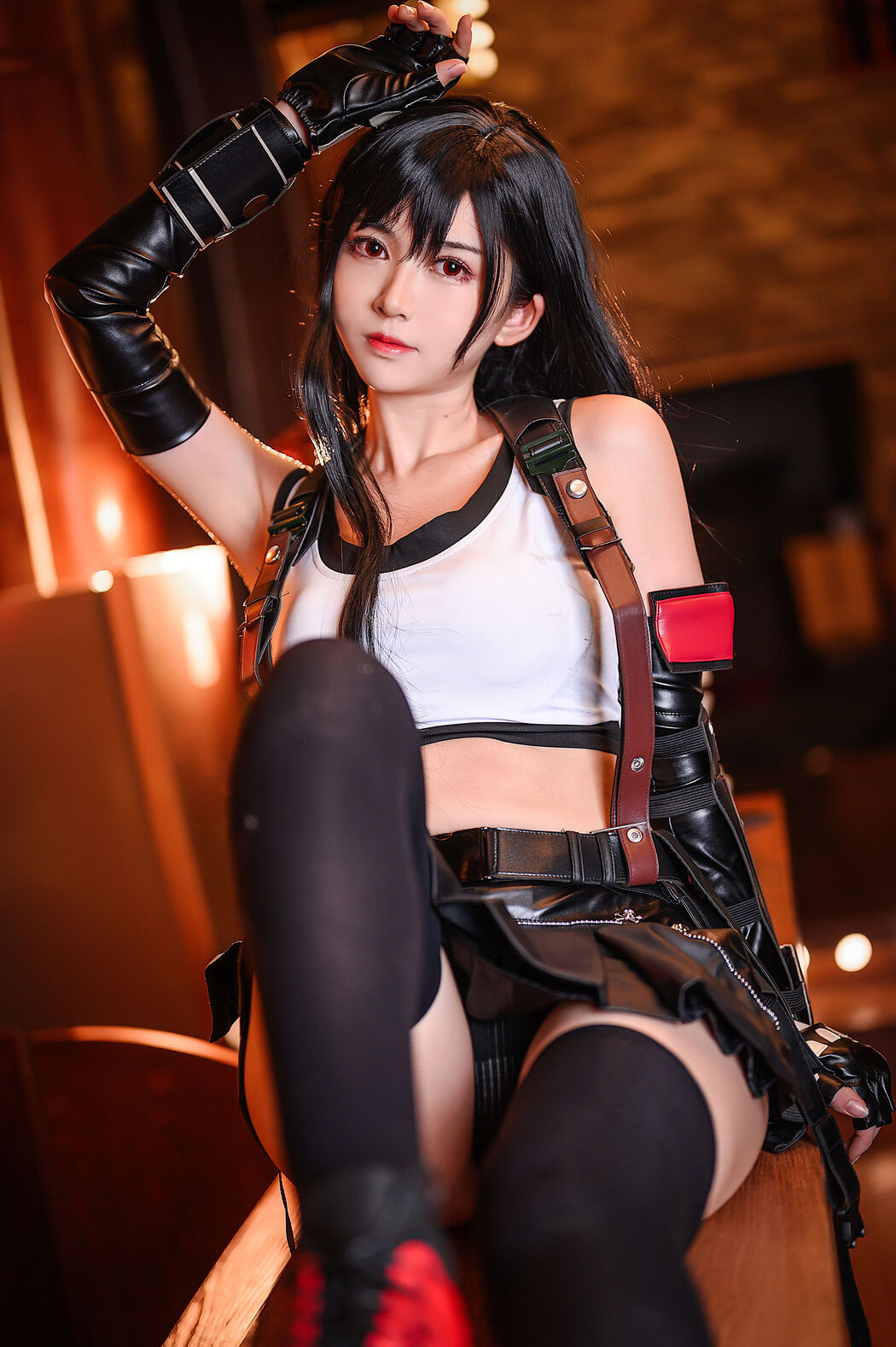 [COS Welfare] Super Popular Coser Eel Feier - Tifa Battle Suit