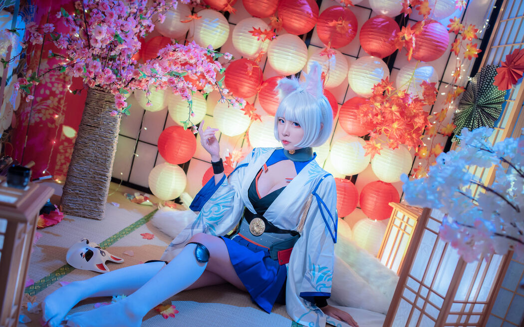 [Cosplay Photo] Popular Coser Nizo Nisa - Azur Lane Kaga