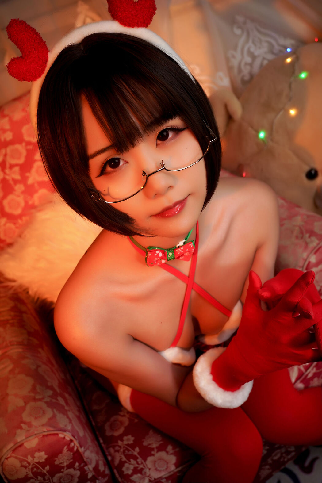 Net Red Coser Xiao Meiyan "Christmas Snowy Night Hymn"