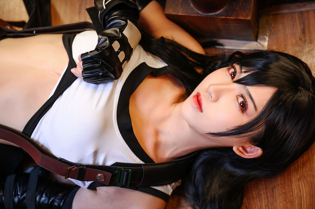 [COS Welfare] Super Popular Coser Eel Feier - Tifa Battle Suit