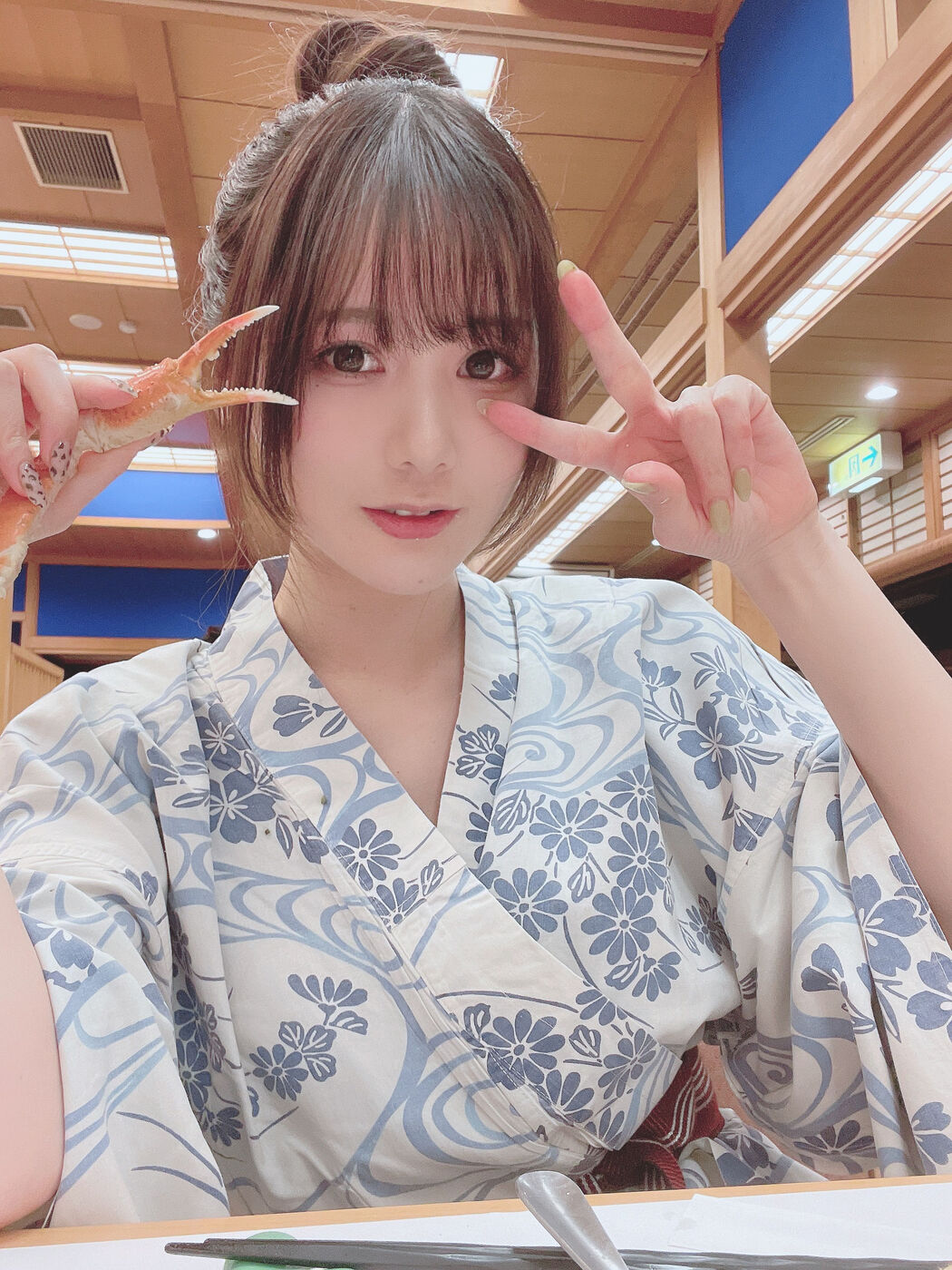 [Welfare COS] Japanese sweet COSERけんけん[fantia] 20211120-Hot Spring Travel おまけ♨️+まっしろでふわふわ