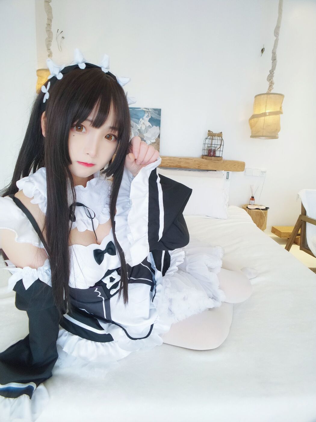 [网红Coser] Furukawa kagura "Black and White Maid"