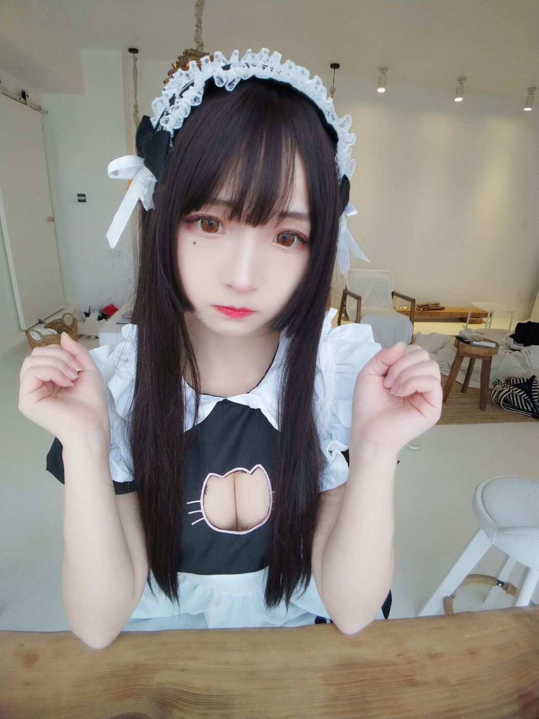 [网红Coser] Furukawa kagura "Black and White Maid"