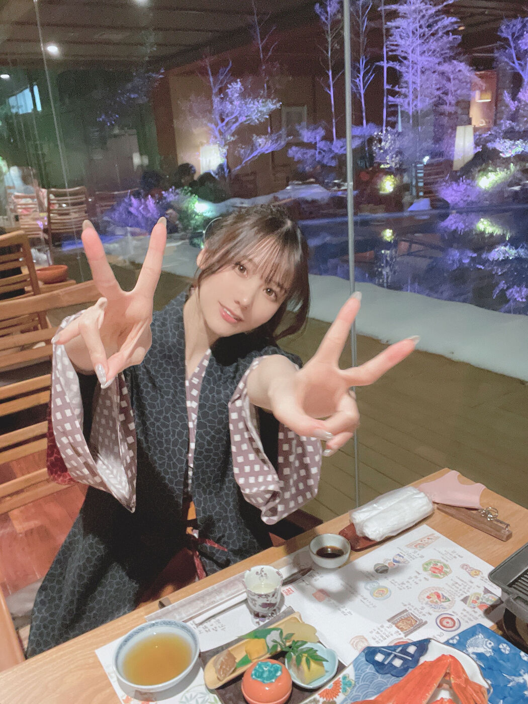 [Welfare COS] Japanese sweet COSER け ん け ん [fantia] 20220111-Ishikawa 観光 + hot spring yukata