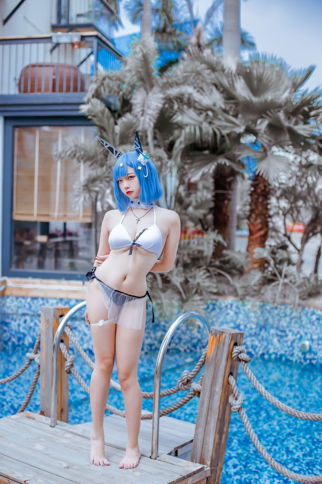 [Net Red COS] Popular Coser Nizo Nisa - Blue Gascogne