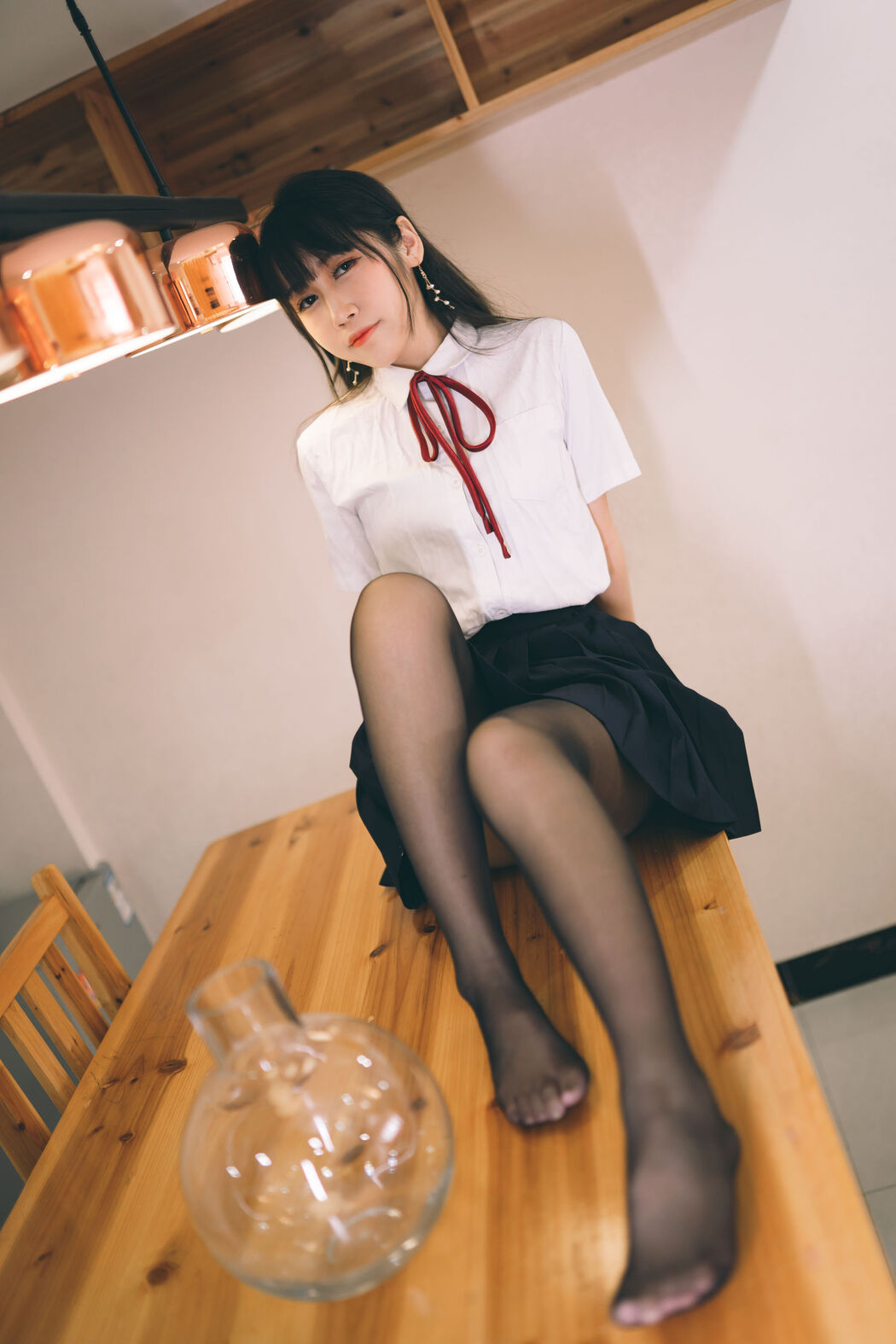 [Welfare COS] Weibo Popular Coser Do Not Stay Cat - School Uniform JK