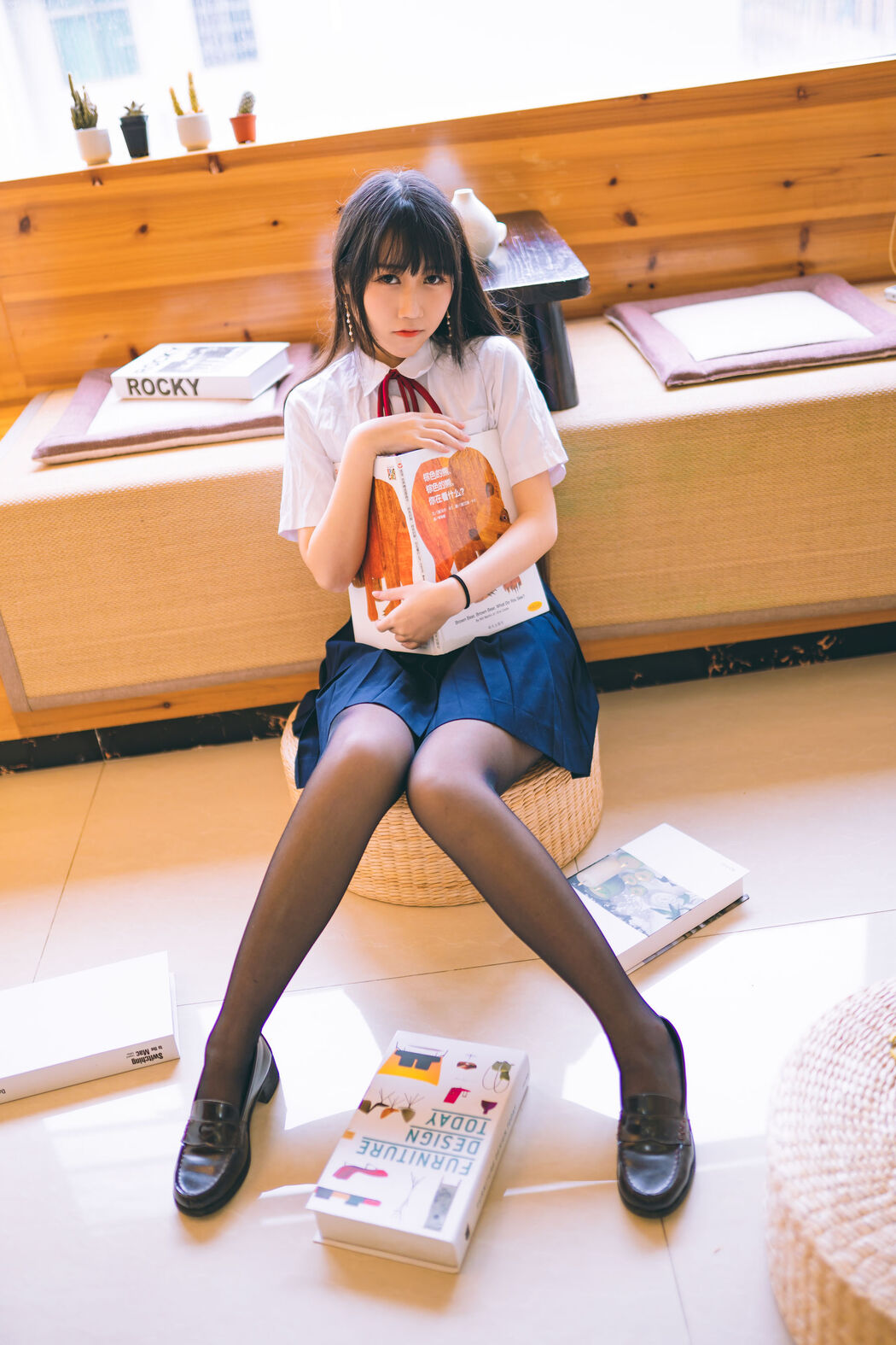 [Welfare COS] Weibo Popular Coser Do Not Stay Cat - School Uniform JK