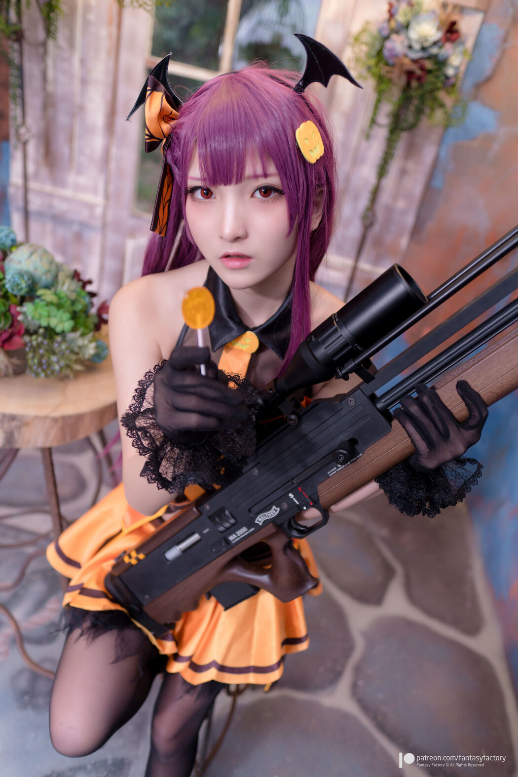 COSER Xiaoding "Black Silk + Vinyl + Female Killer" [Fantasy Factory]