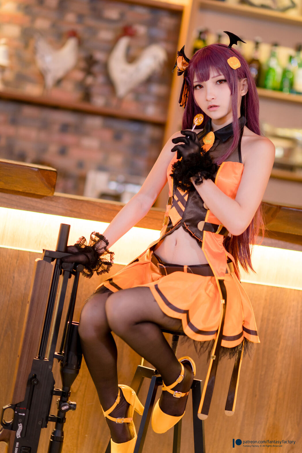 COSER Xiaoding "Black Silk + Vinyl + Female Killer" [Fantasy Factory]