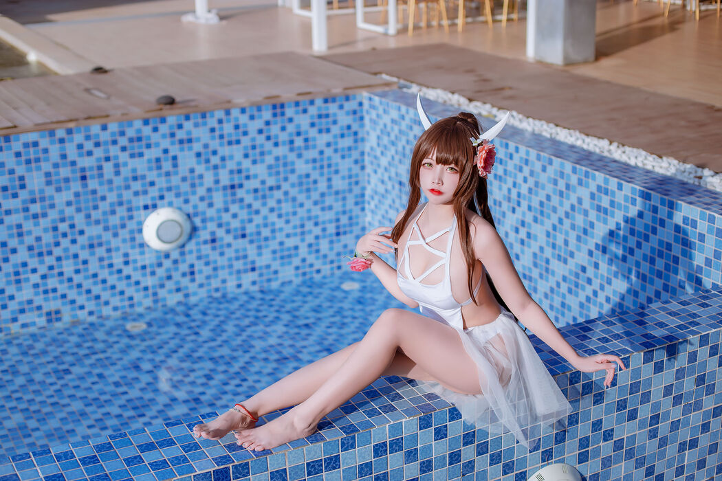 [Welfare COS] Popular Coser Nizuo Nisa - Blue Blue Sturgeon Swimsuit Cover Photo