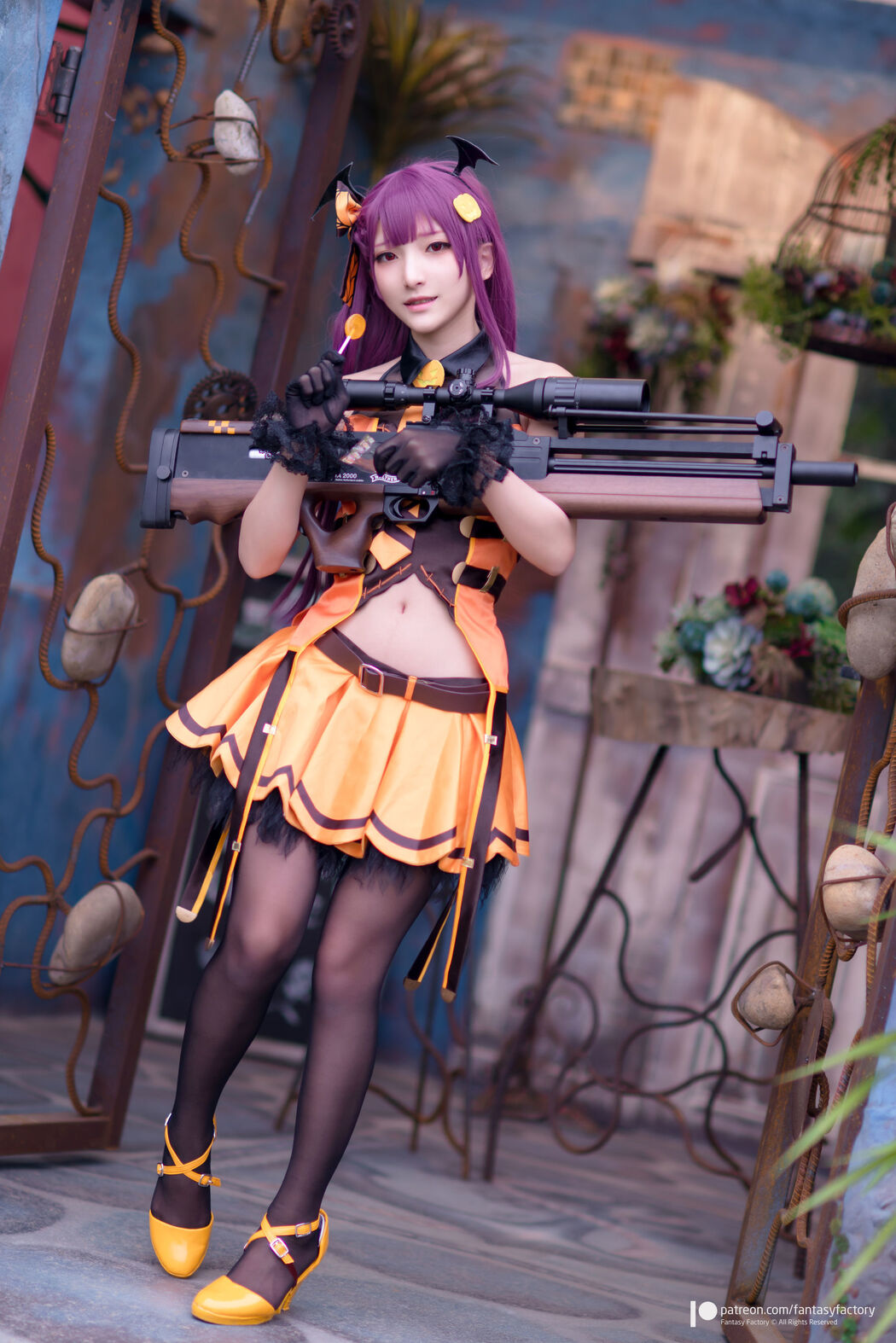 COSER Xiaoding "Black Silk + Vinyl + Female Killer" [Fantasy Factory]
