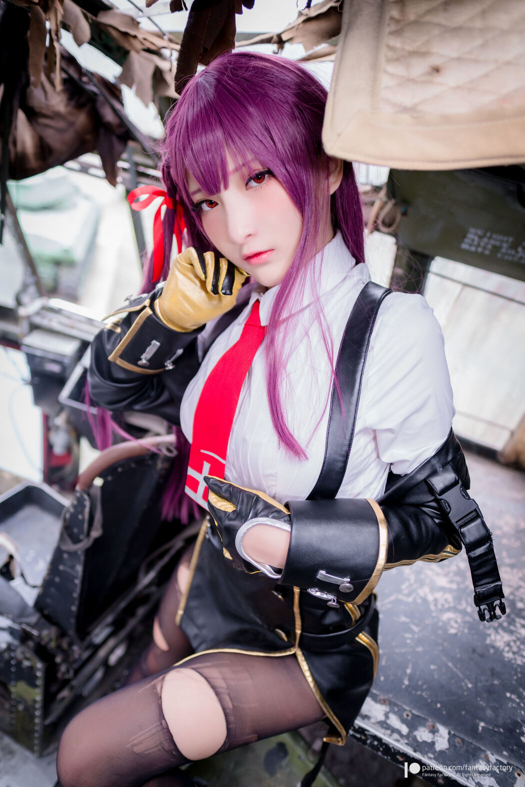 COSER Xiaoding "Black Silk + Vinyl + Female Killer" [Fantasy Factory]