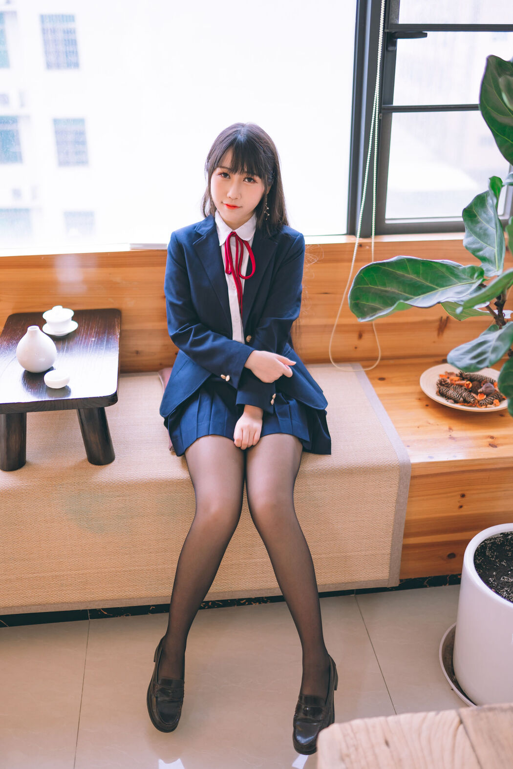 [Welfare COS] Weibo Popular Coser Do Not Stay Cat - School Uniform JK