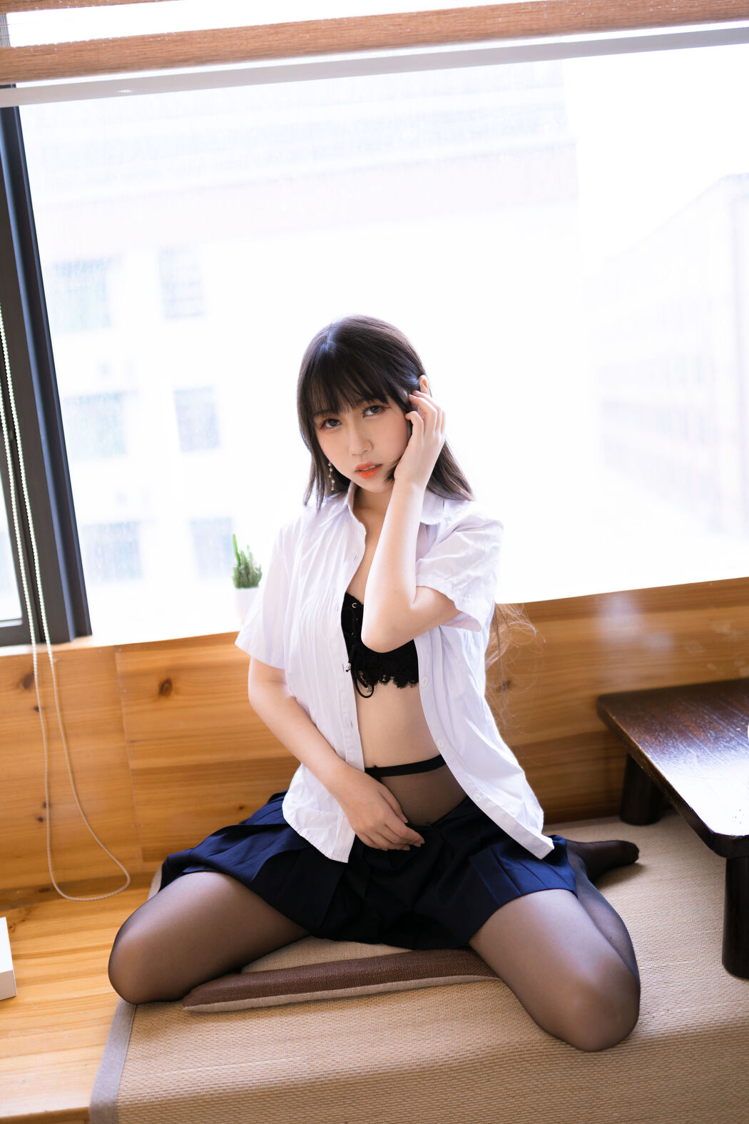[Welfare COS] Weibo Popular Coser Do Not Stay Cat - School Uniform JK