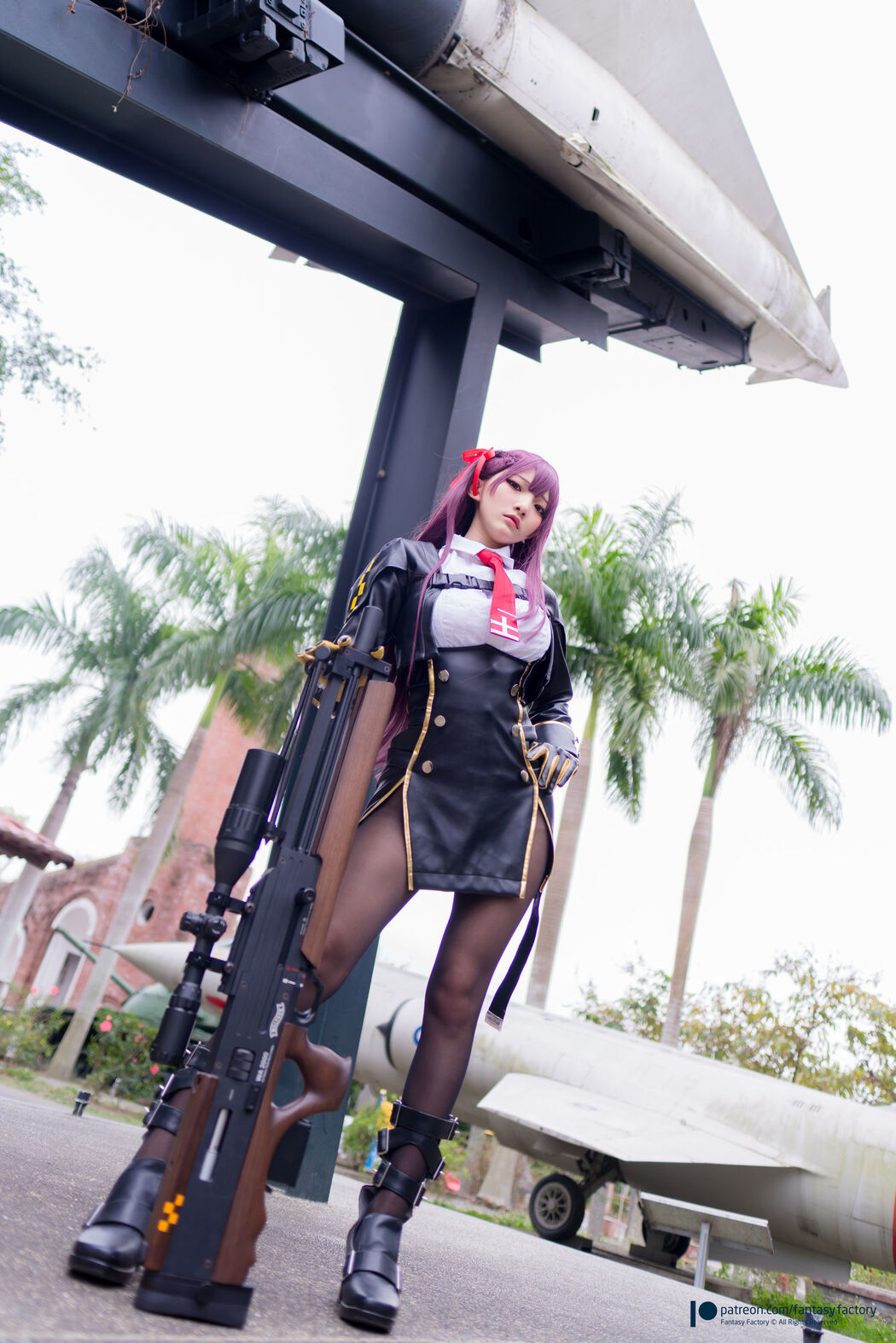 COSER Xiaoding "Black Silk + Vinyl + Female Killer" [Fantasy Factory]