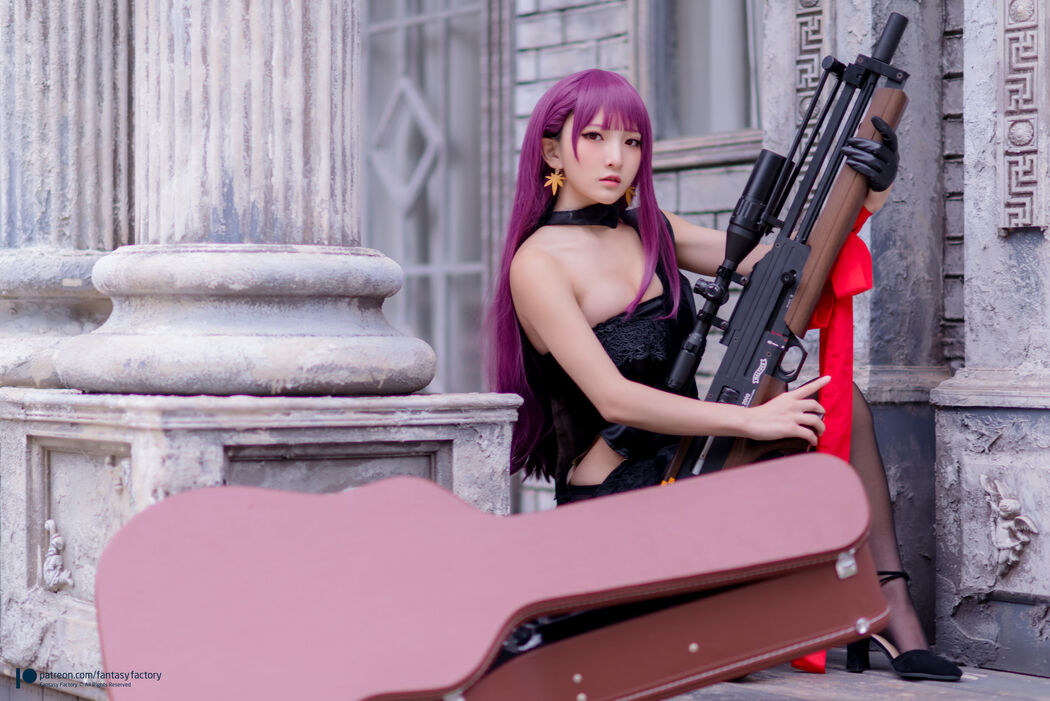 COSER Xiaoding "Black Silk + Vinyl + Female Killer" [Fantasy Factory]