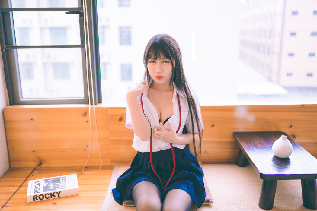 [Welfare COS] Weibo Popular Coser Do Not Stay Cat - School Uniform JK