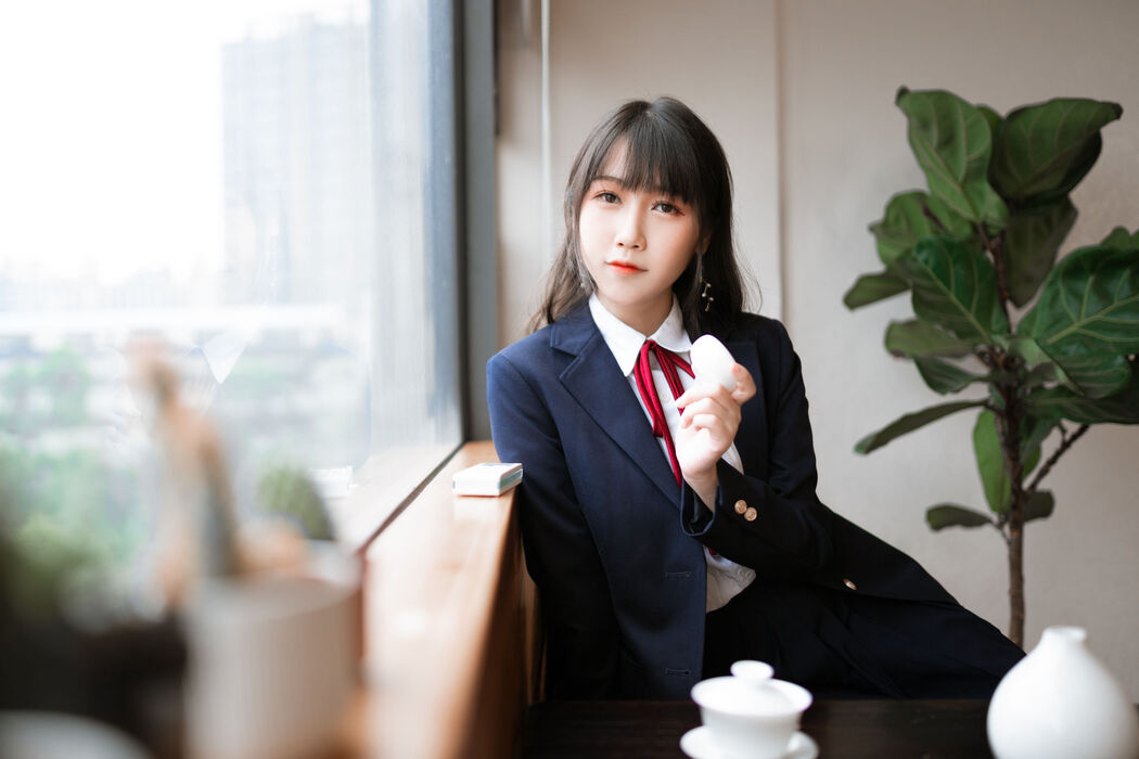 [Welfare COS] Weibo Popular Coser Do Not Stay Cat - School Uniform JK