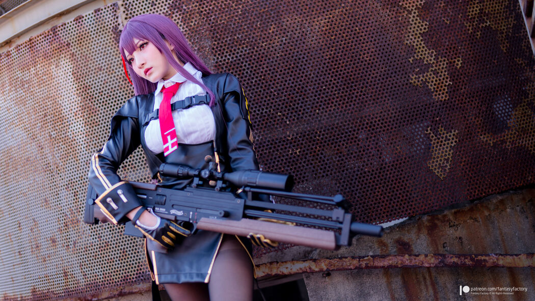COSER Xiaoding "Black Silk + Vinyl + Female Killer" [Fantasy Factory]