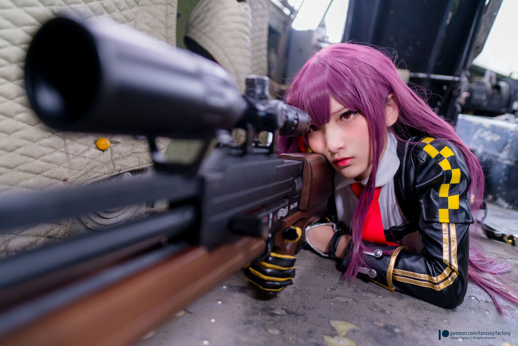 COSER Xiaoding "Black Silk + Vinyl + Female Killer" [Fantasy Factory]
