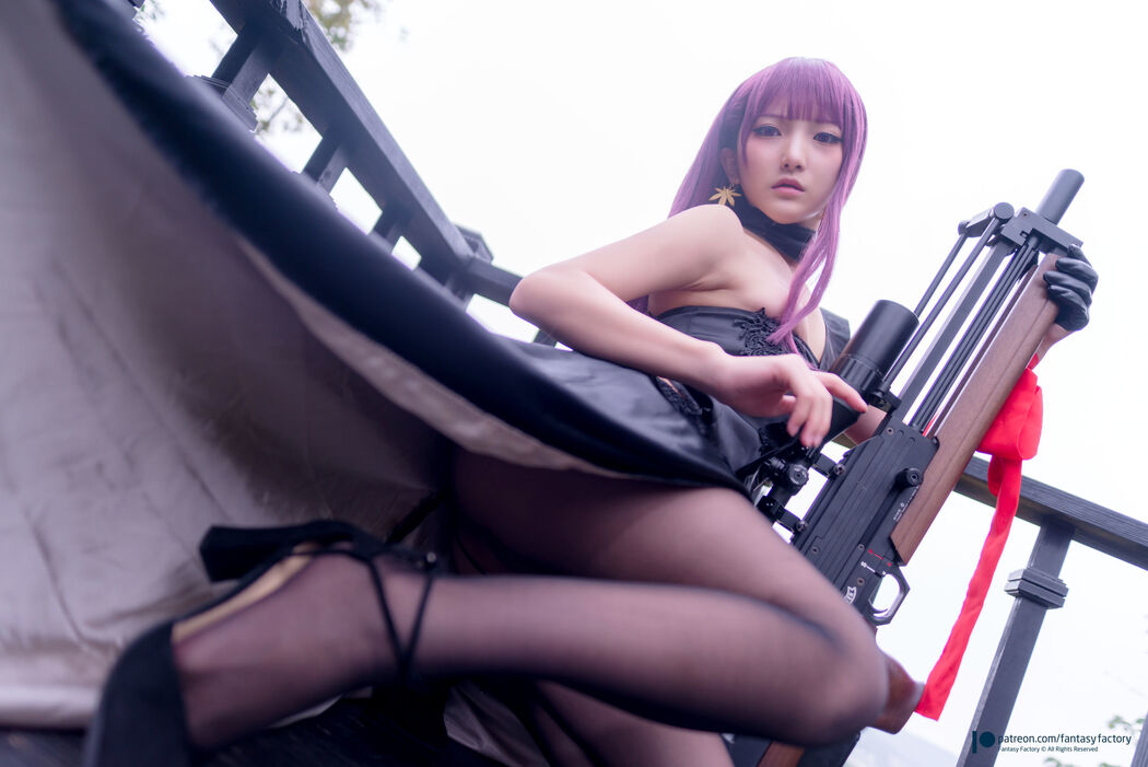 COSER Xiaoding "Black Silk + Vinyl + Female Killer" [Fantasy Factory]
