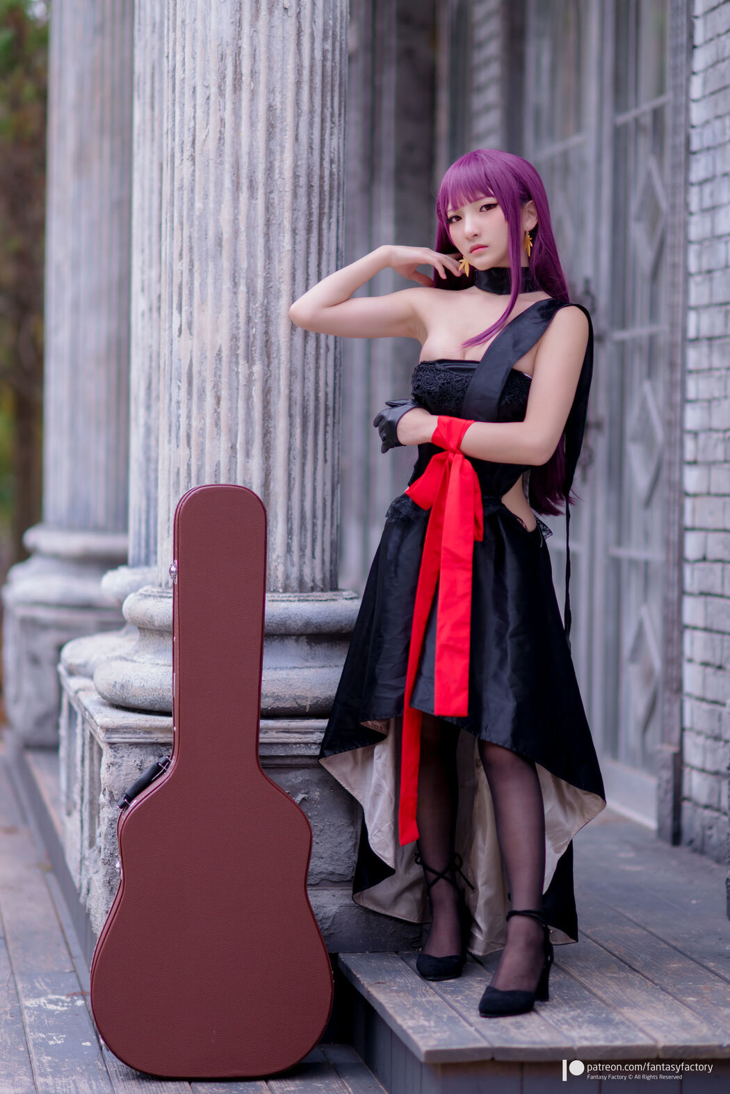 COSER Xiaoding "Black Silk + Vinyl + Female Killer" [Fantasy Factory]