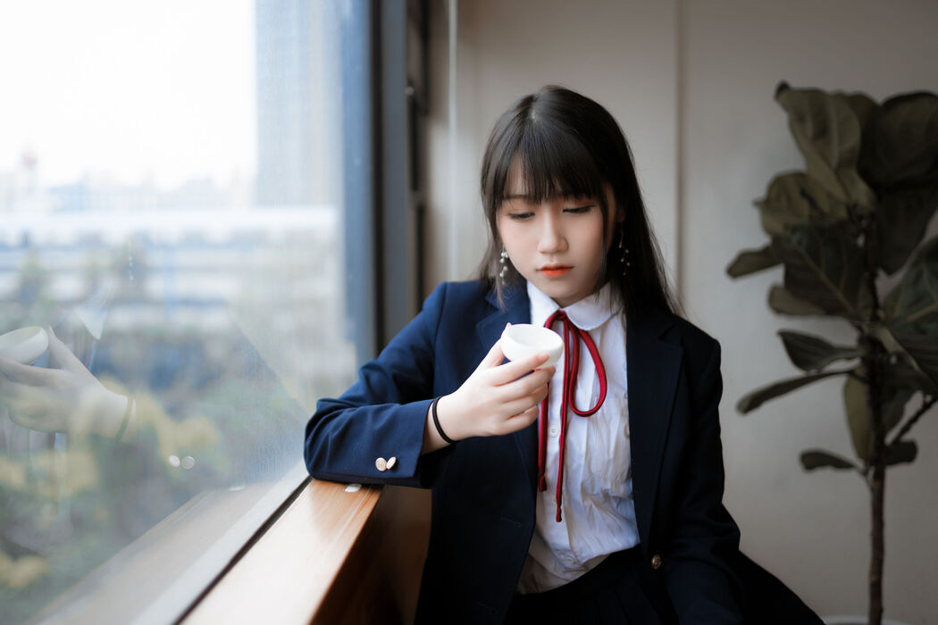 [Welfare COS] Weibo Popular Coser Do Not Stay Cat - School Uniform JK