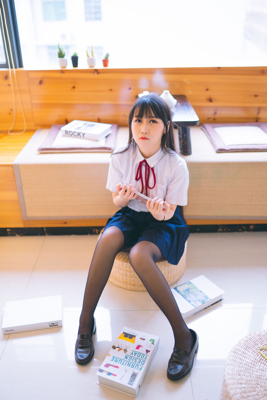[Welfare COS] Weibo Popular Coser Do Not Stay Cat - School Uniform JK