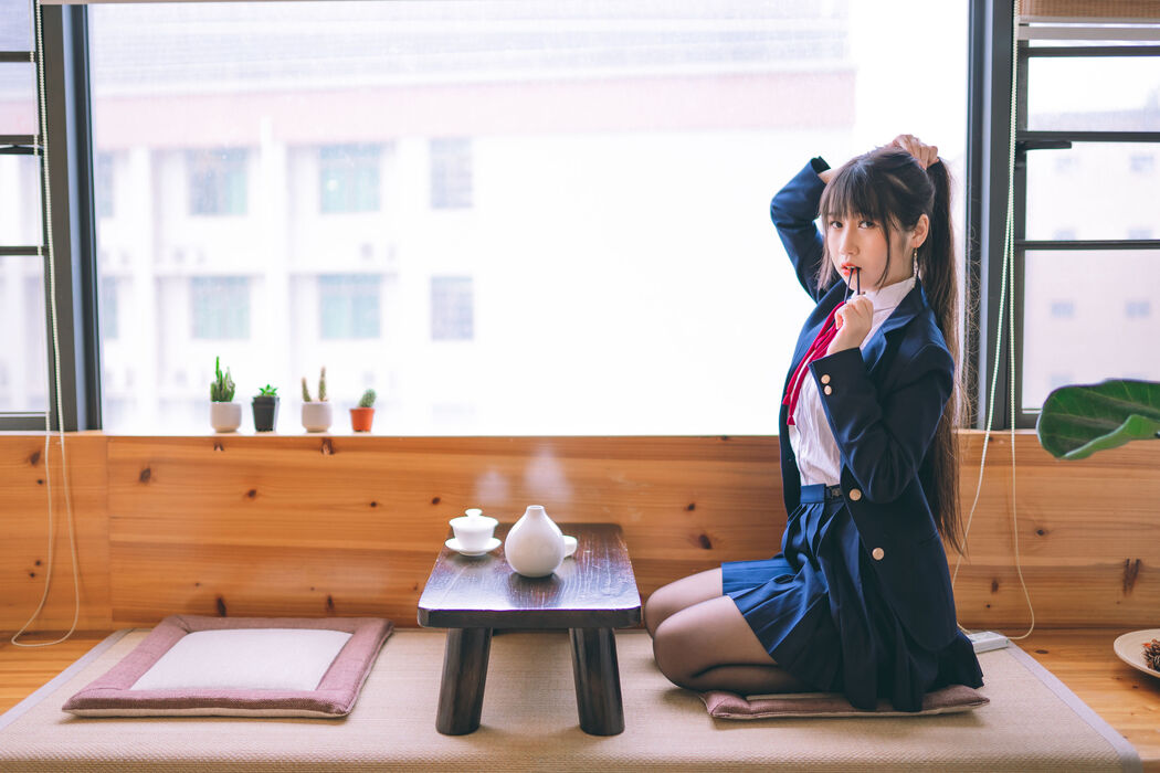 [Welfare COS] Weibo Popular Coser Do Not Stay Cat - School Uniform JK