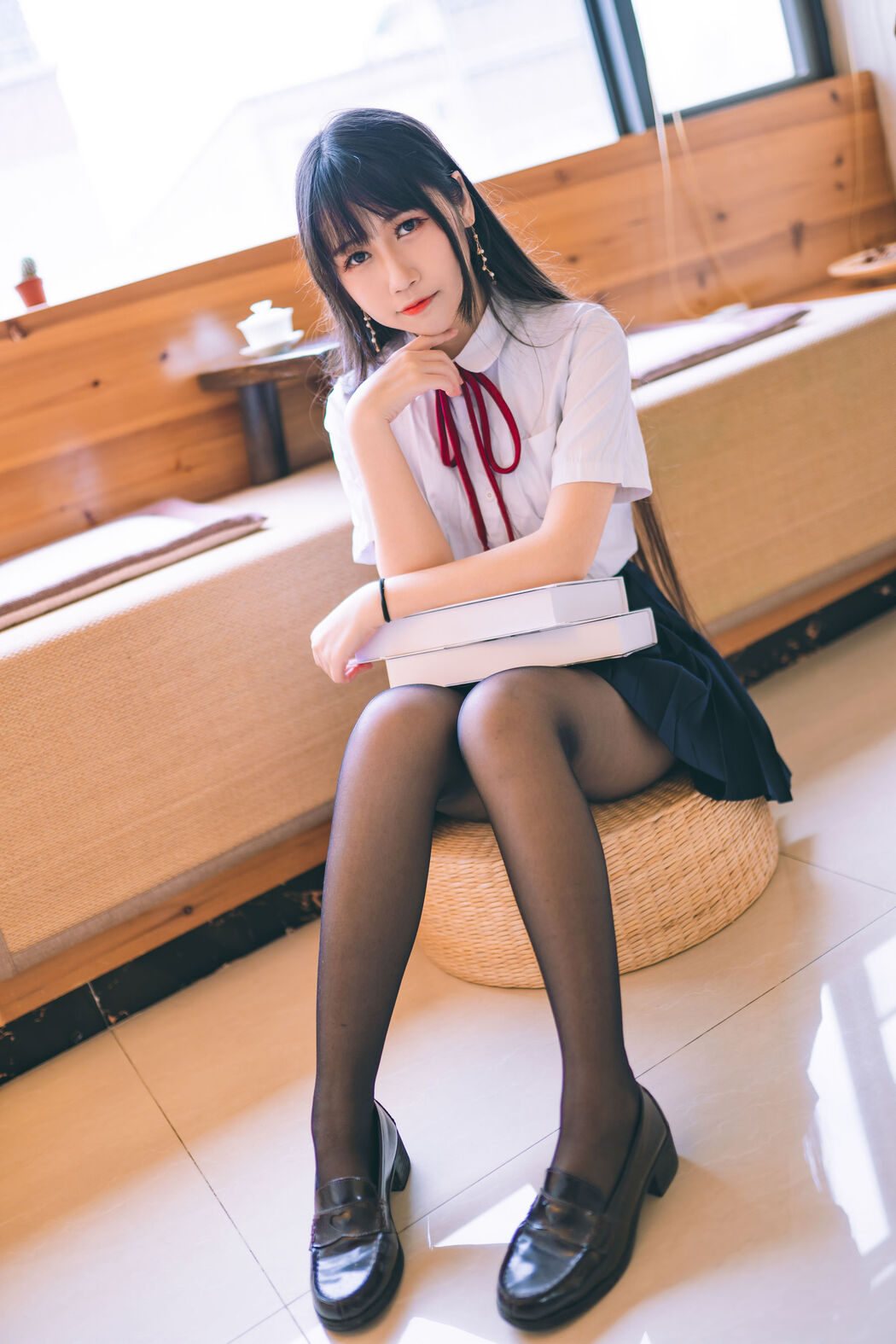 [Welfare COS] Weibo Popular Coser Do Not Stay Cat - School Uniform JK