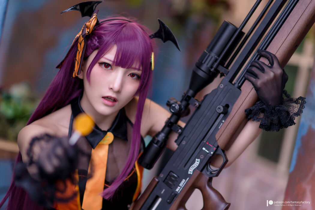 COSER Xiaoding "Black Silk + Vinyl + Female Killer" [Fantasy Factory]