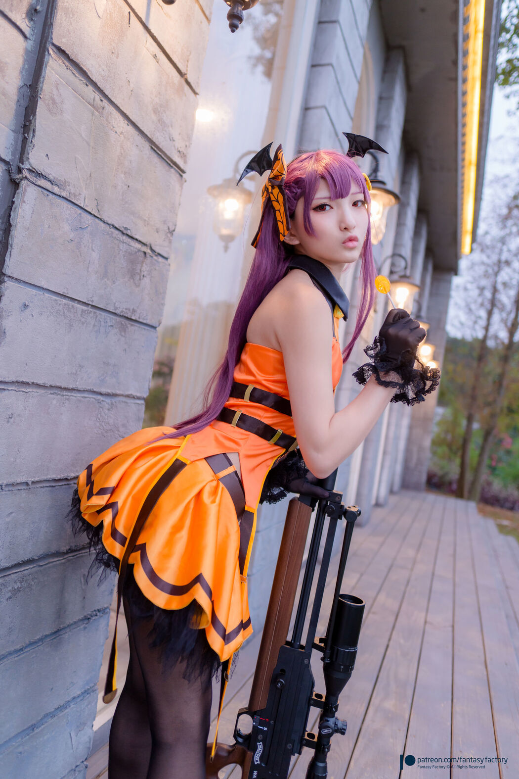 COSER Xiaoding "Black Silk + Vinyl + Female Killer" [Fantasy Factory]