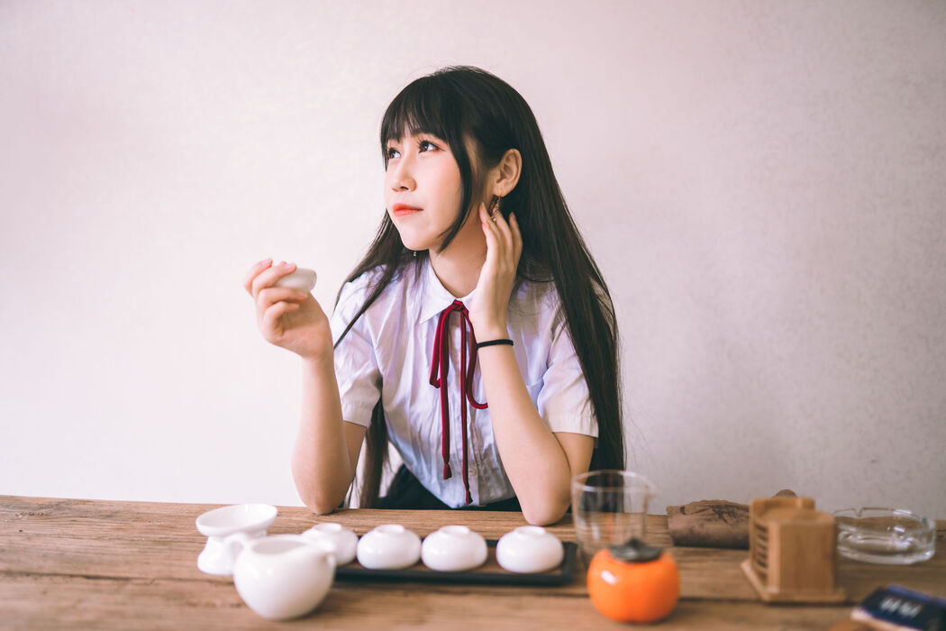[Welfare COS] Weibo Popular Coser Do Not Stay Cat - School Uniform JK