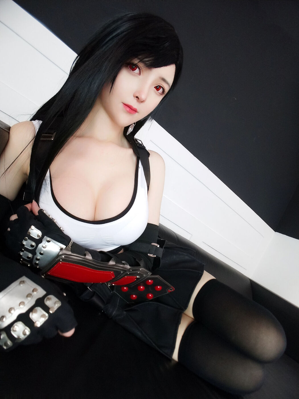 [Net Red Model Coser] Yi Xiao Yang Ze "Tifa Official Dress"