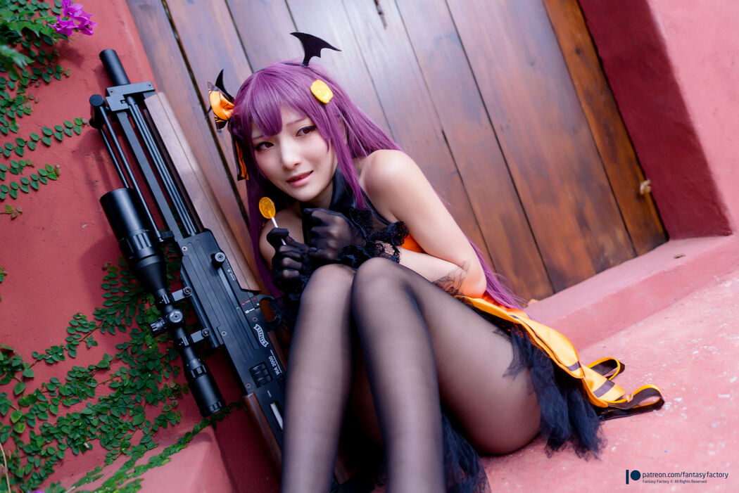 COSER Xiaoding "Black Silk + Vinyl + Female Killer" [Fantasy Factory]