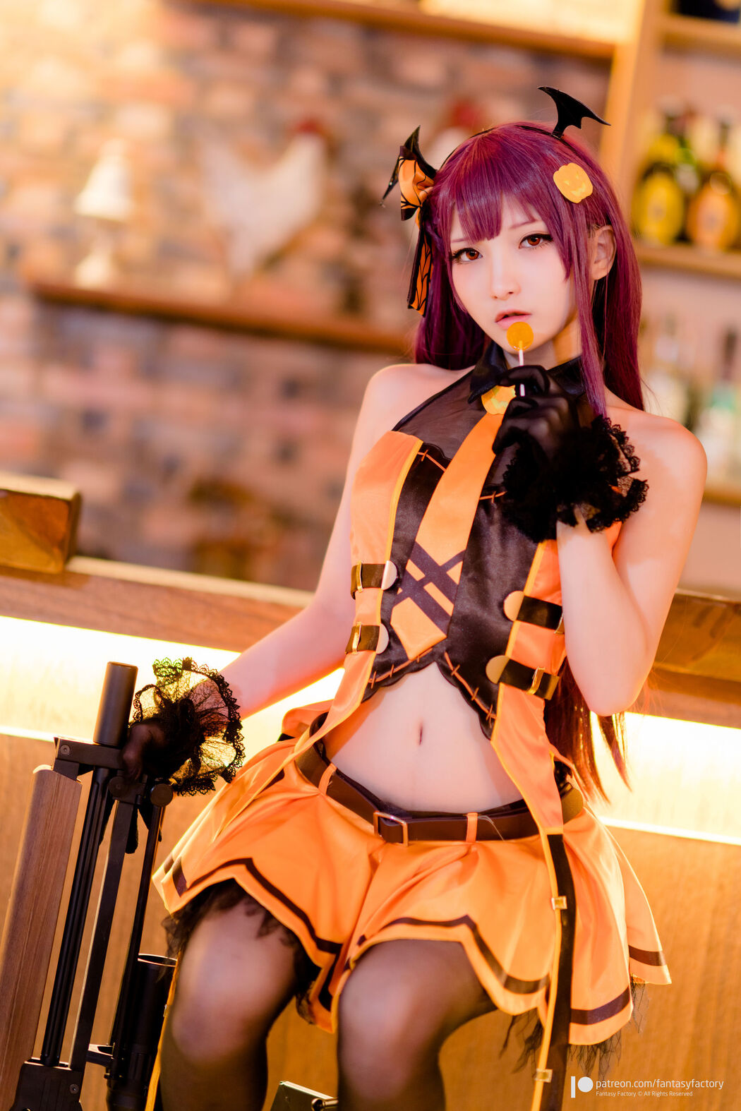 COSER Xiaoding "Black Silk + Vinyl + Female Killer" [Fantasy Factory]