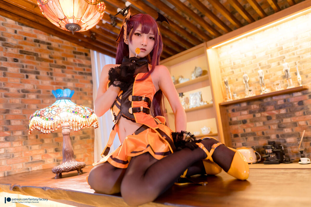 COSER Xiaoding "Black Silk + Vinyl + Female Killer" [Fantasy Factory]